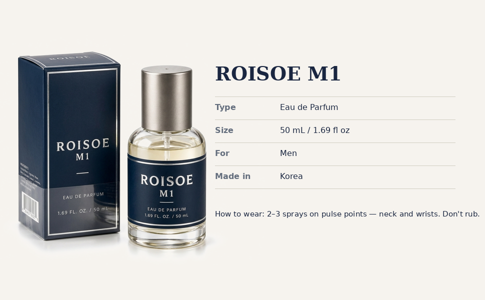 ROISOE M1 men's perfume 50ml